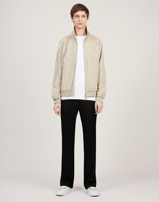 Men's SUEDE TRACK JACKET | dunhill US Online Store