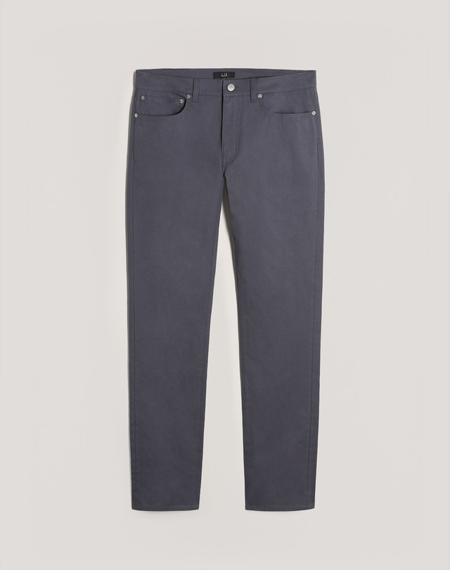 DUNHILL COTTON TWILL 5 POCKET TROUSERS CHINOS Man f
