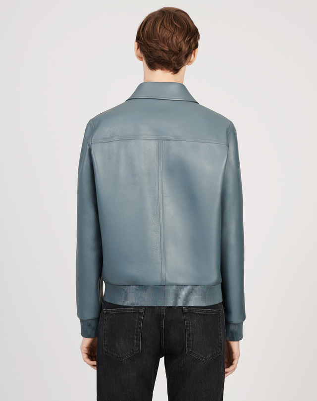 Men's LEATHER NEOPRENE BONDED JACKET | dunhill HK Online Store