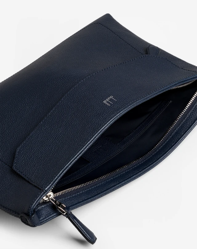 DUNHILL DUNHILL BELGRAVE ZIPPED POUCH POUCHES Man d