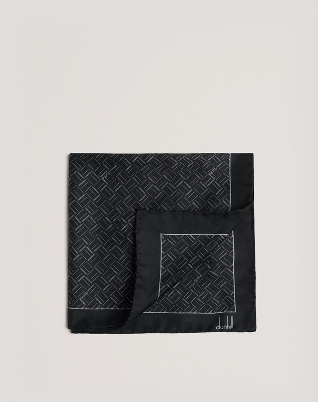 DUNHILL ABSTRACT SIGNATURE POCKET SQUARE Pocket square Man f