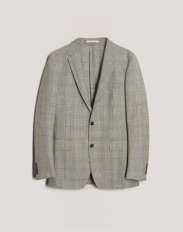 DUNHILL WOOL HIGH TWIST PRINCE OF WALES CHECK MAYFAIR JACKET BLAZER Man f