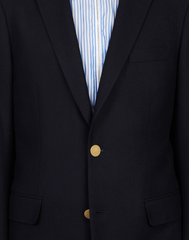DUNHILL WOOL CASHMERE TWILL MAYFAIR BLAZER BLAZER Man b
