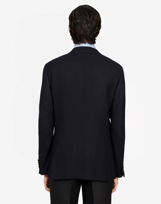 DUNHILL WOOL CASHMERE TWILL MAYFAIR BLAZER BLAZER Man e