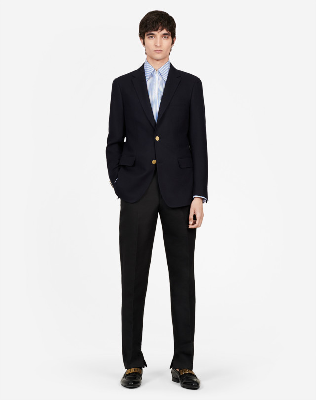 DUNHILL WOOL CASHMERE TWILL MAYFAIR BLAZER BLAZER Man r