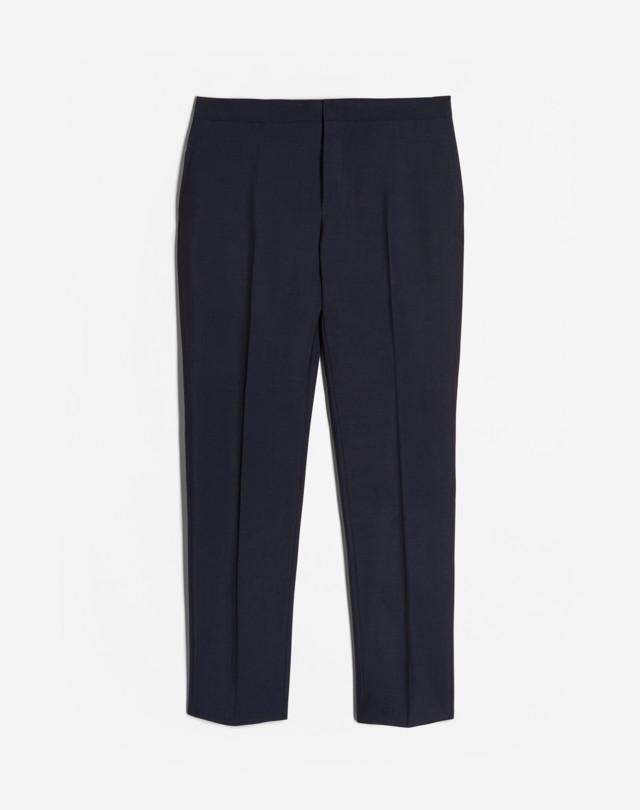 DUNHILL WOOL MOHAIR TROPICAL TRAVEL TROUSERS FORMAL TROUSERS Man f