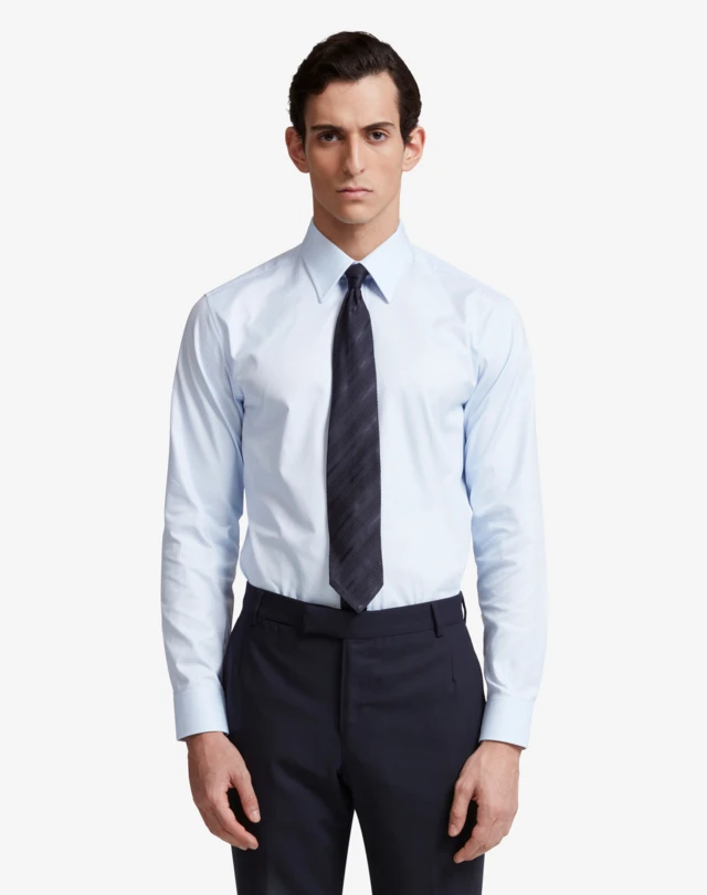 DUNHILL SEA ISLAND COTTON SHIRT FORMAL SHIRTS Man e