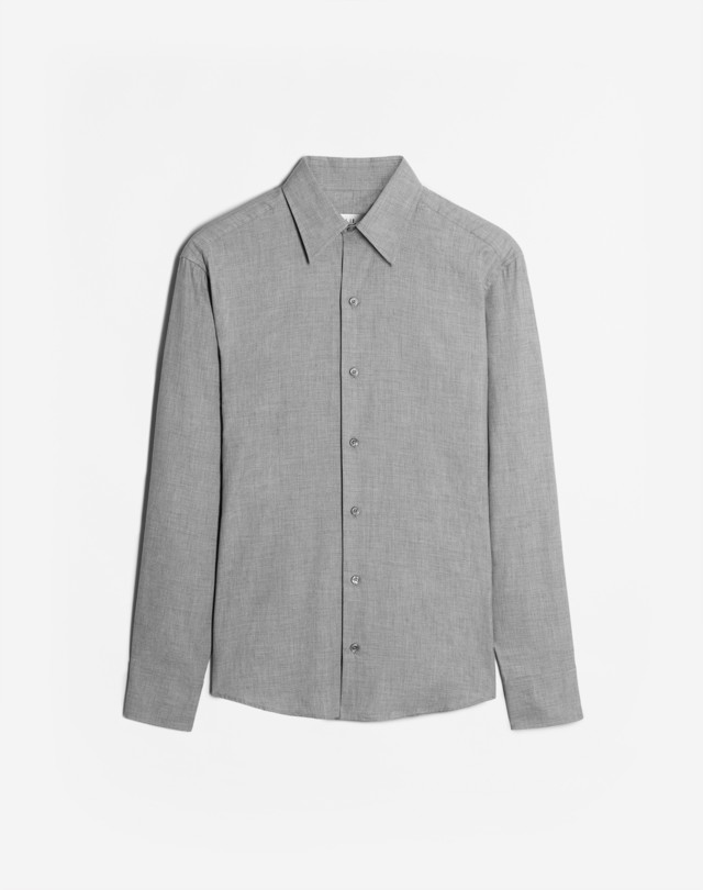 DUNHILL COTTON CASHMERE SHIRT LONG SLEEVE CASUAL SHIRTS Man f