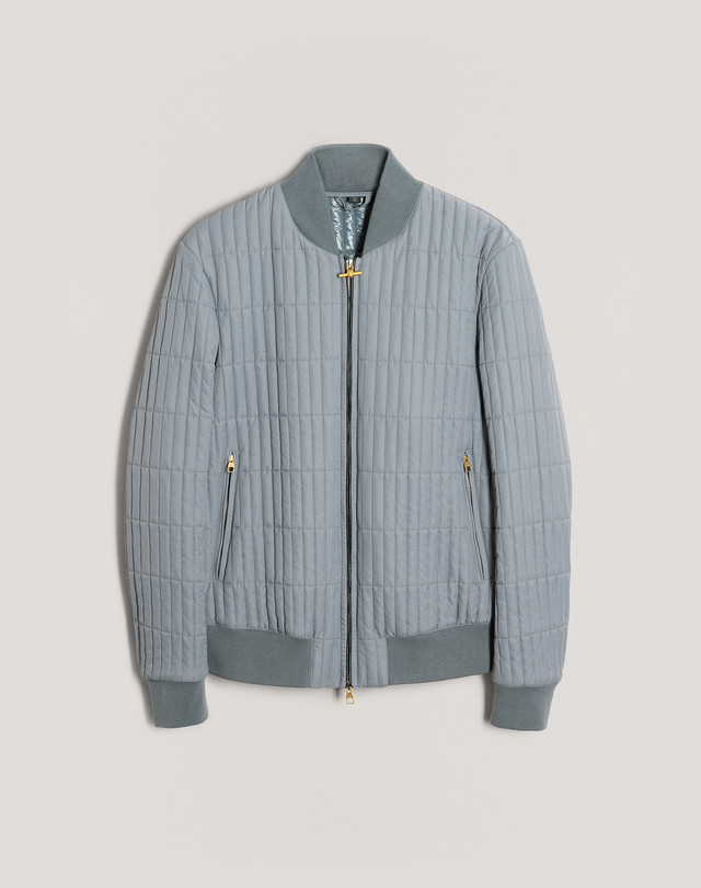 DUNHILL Rolla Quilt Bomber BOMBER JACKETS Man f