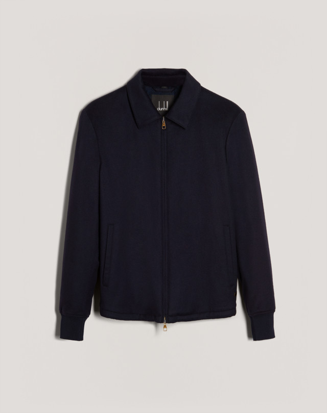 DUNHILL WOOL CASHMERE HARRINGTON SPORTS JACKETS Man b