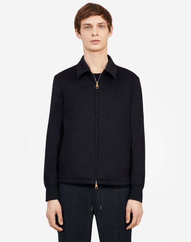 DUNHILL WOOL CASHMERE HARRINGTON SPORTS JACKETS Man d