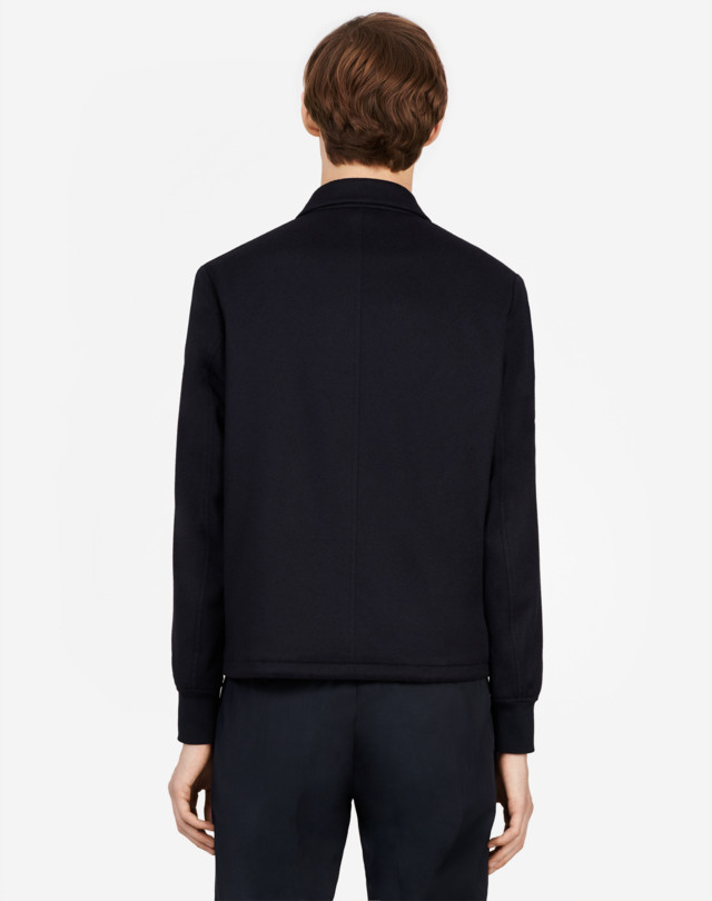 DUNHILL WOOL CASHMERE HARRINGTON SPORTS JACKETS Man e
