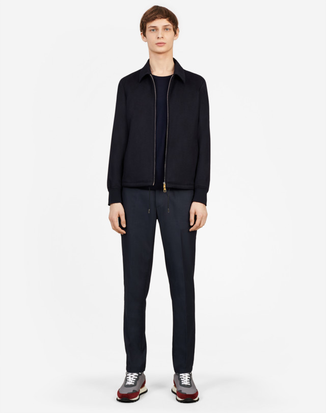 DUNHILL WOOL CASHMERE HARRINGTON SPORTS JACKETS Man r