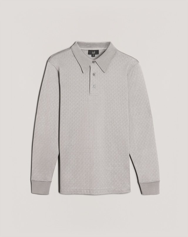 DUNHILL Engine Turn Polo POLOS Man f