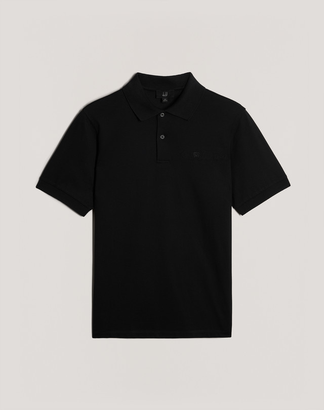 DUNHILL Hallmark Embroidered Polo POLOS Man f