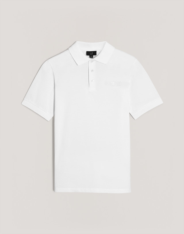 DUNHILL ホールマーク エンブロイダード ポロ ポロ メンズ f
