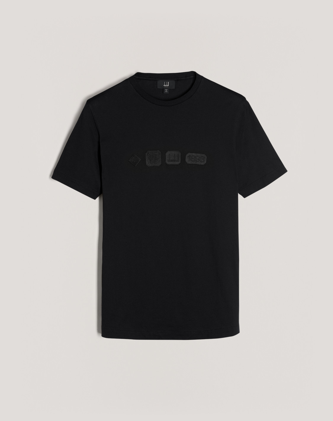 【DUNHILL】ロゴ入りクルーネックTシャツ(ブラック) w1125_be4e4e4.jpg