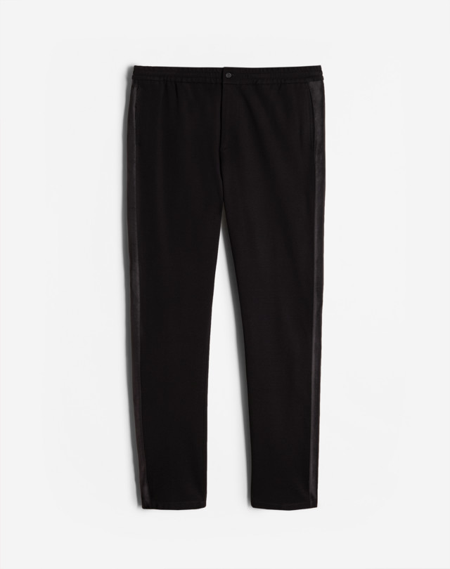 Men's Black JERSEY TRACK PANTS | dunhill TW Online Store