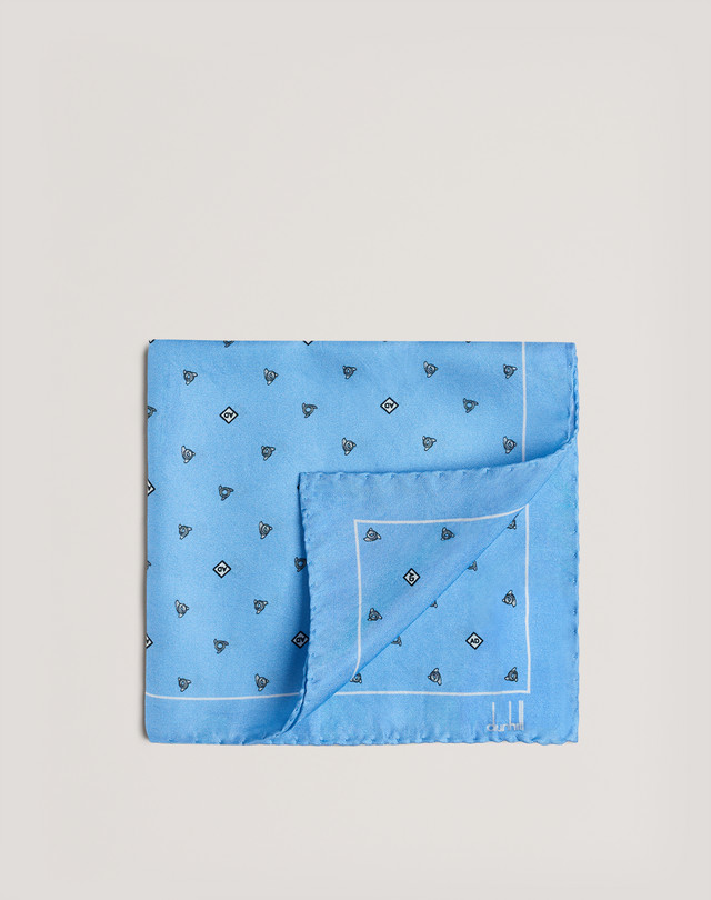 DUNHILL Wing Nut Logo Pocket Square Pocket square Man f