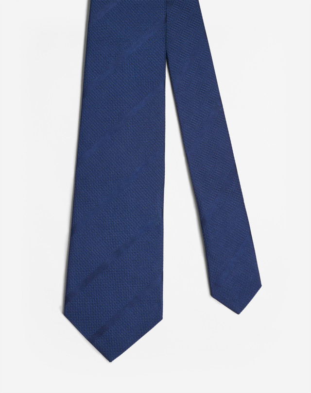 DUNHILL Texture and Stripe Tie PRINTED TIES Man f