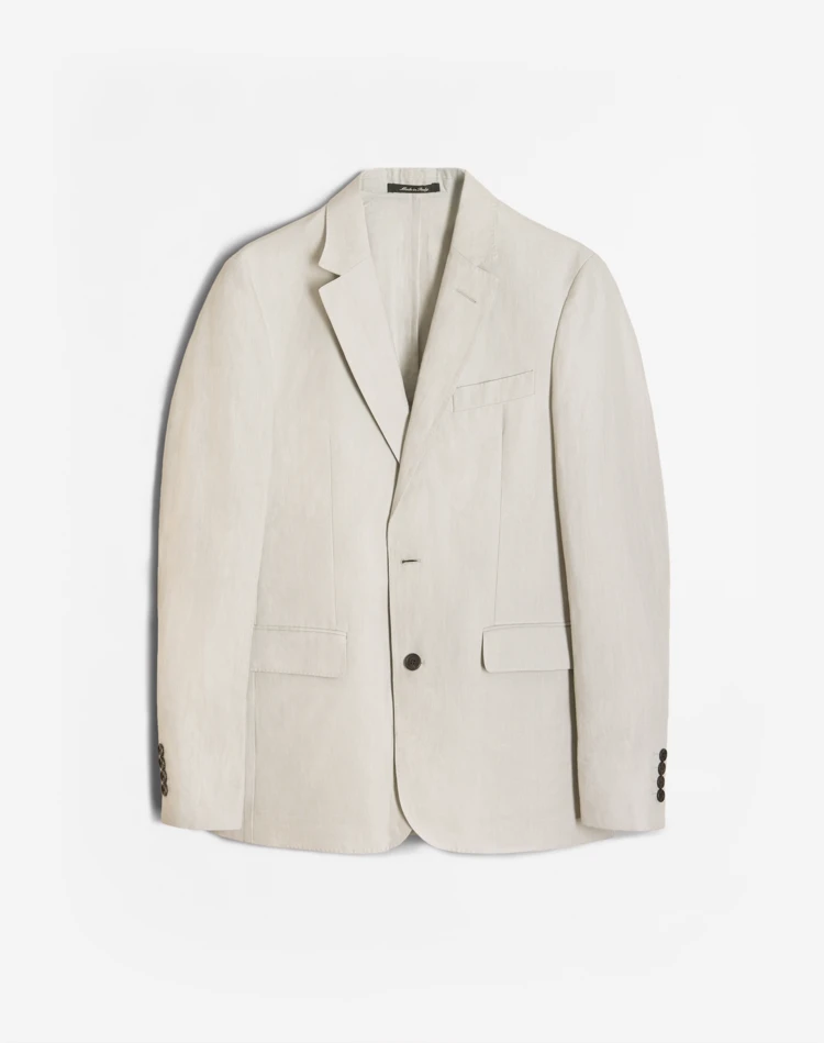 IRISH LINEN TRAVEL JACKET DUNHILL BLAZERS Man IRISH LINEN TRAVEL JACKET f
