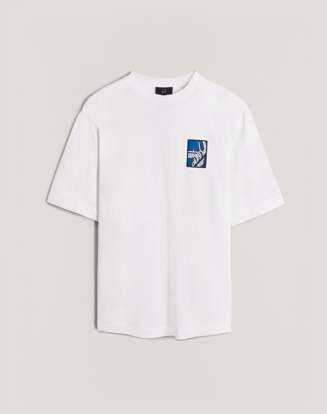DUNHILL GINZA EMBROIDERY T-SHIRT T-SHIRTS Man f