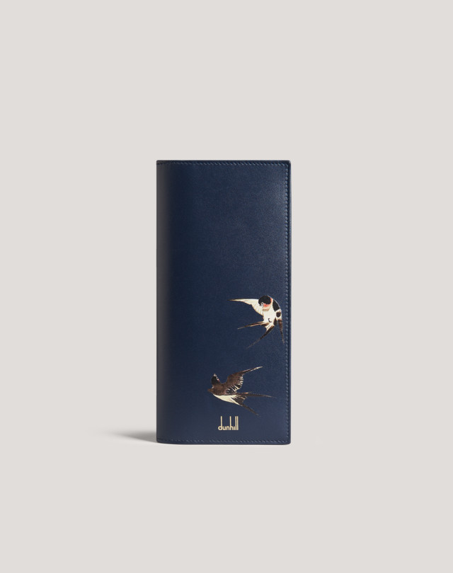 DUNHILL SPRING SWALLOWS 10CC COAT WALLET COAT WALLETS Man f