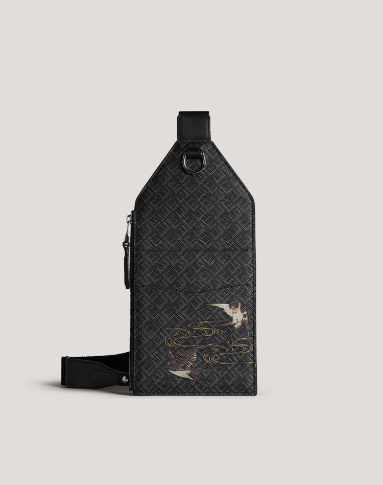 DUNHILL SIGNATURE SPRING SWALLOWS TRAVEL HOLSTER DUNHILL BUMBAGS Man DUNHILL SIGNATURE SPRING SWALLOWS TRAVEL HOLSTER f
