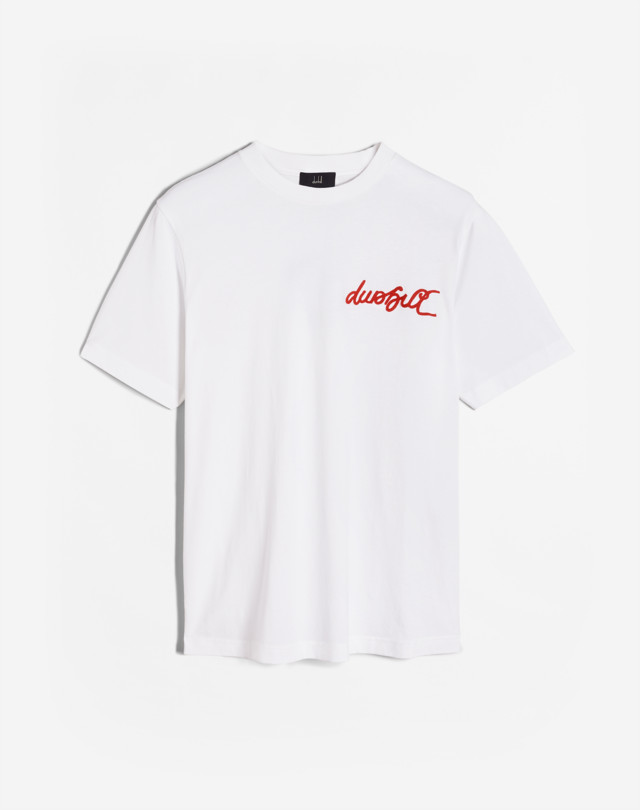 DUNHILL 1921 SCRIPT LOGO T-SHIRT T-SHIRT Man f