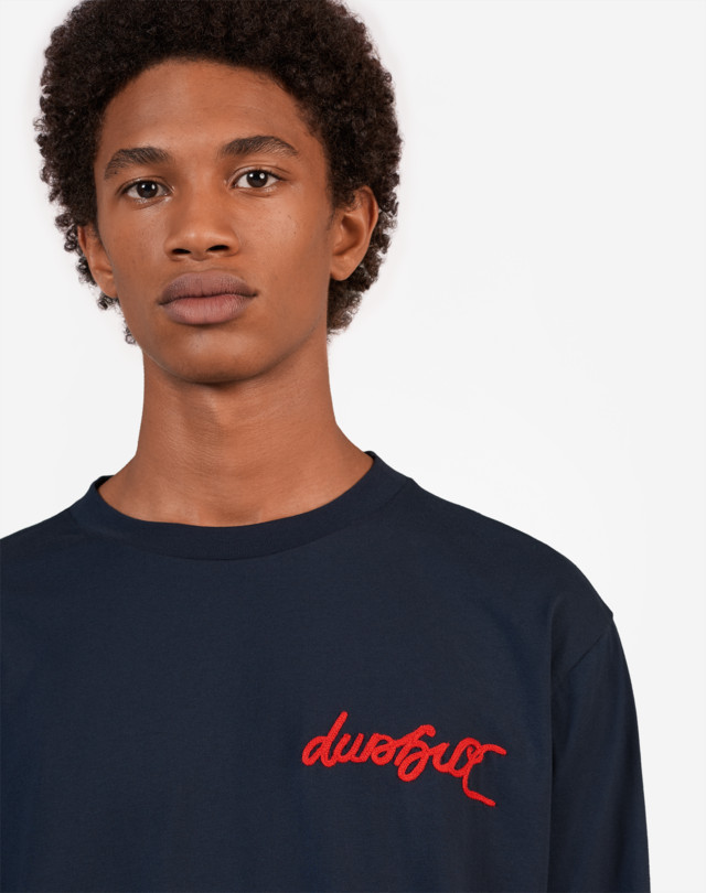 DUNHILL 1921 Script Logo LS T-SHIRT T-SHIRTS Man a
