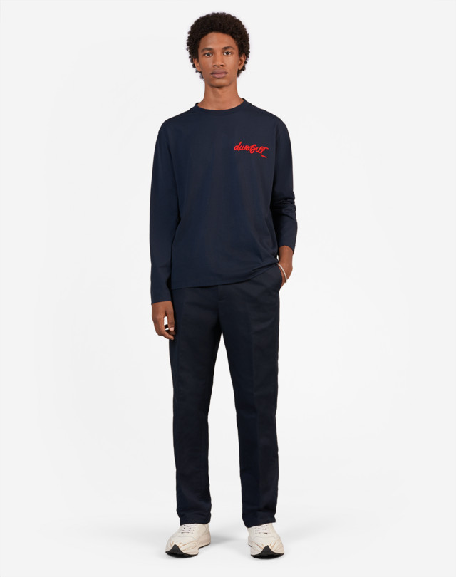 DUNHILL 1921 Script Logo LS T-SHIRT T-SHIRTS Man r