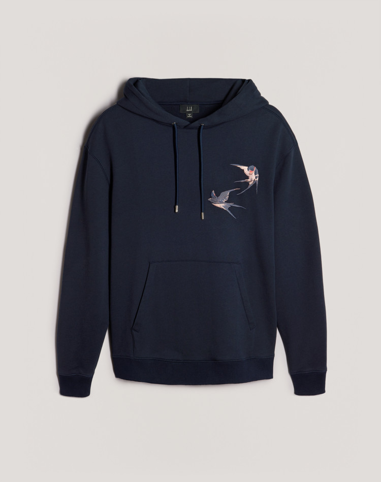 ХУДИ SPRING SWALLOWS DUNHILL ТОЛСТОВКА Для Мужчин ХУДИ SPRING SWALLOWS f