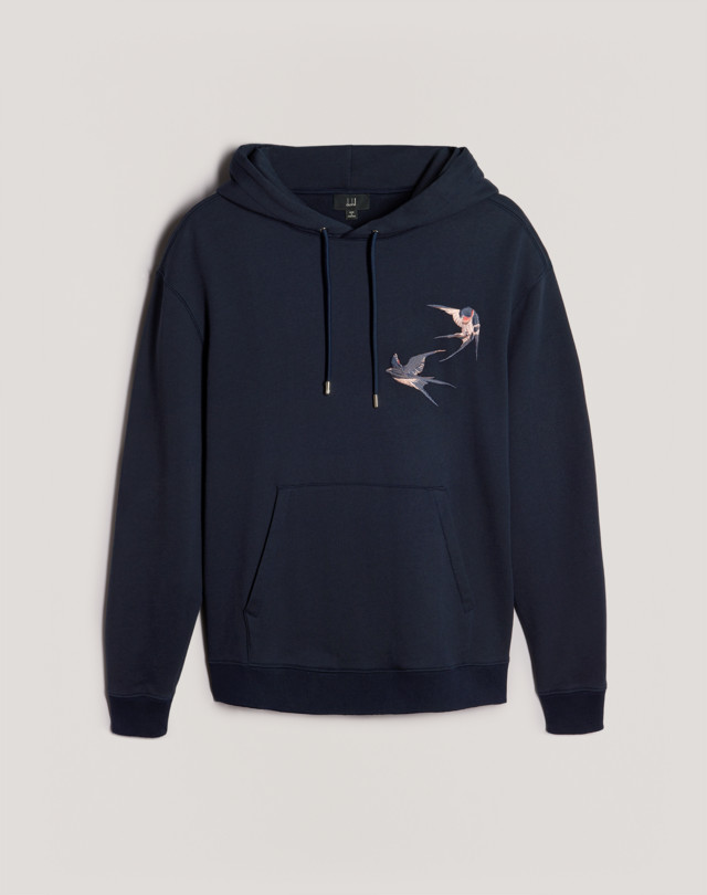DUNHILL ХУДИ SPRING SWALLOWS ТОЛСТОВКА Для Мужчин f