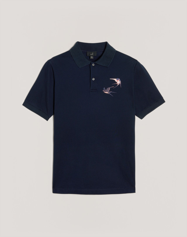 DUNHILL POLO SPRING SWALLOWS POLO Uomo f
