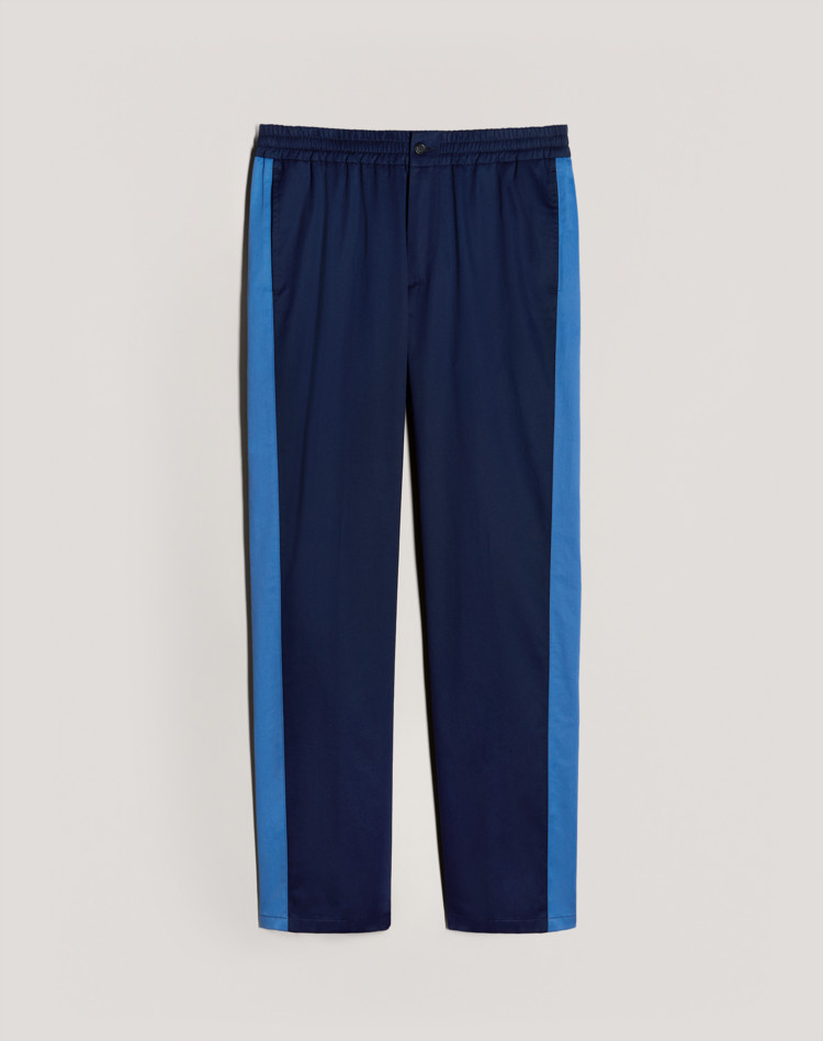 COTTON TWILL TRACK PANTS DUNHILL SWEATPANTS Man COTTON TWILL TRACK PANTS f