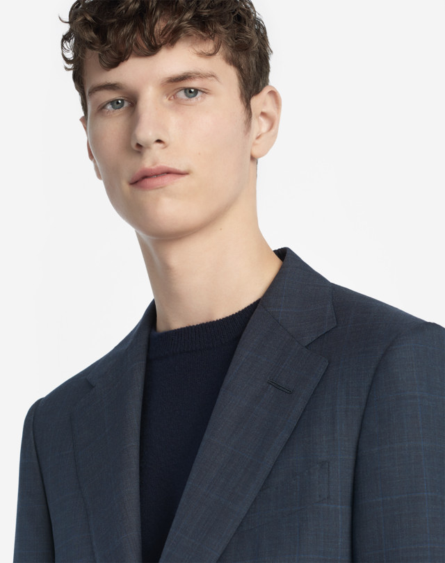 DUNHILL ПИДЖАК KENSINGTON ИЗ ШЕРСТИ И ШЁЛКА В КРУПНУЮ КЛЕТКУ ПИДЖАК Для Мужчин a