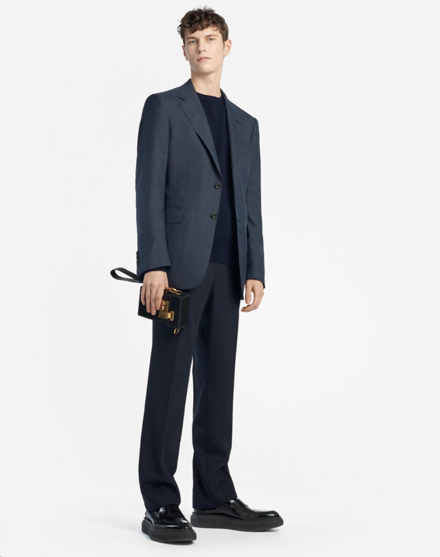 DUNHILL ПИДЖАК KENSINGTON ИЗ ШЕРСТИ И ШЁЛКА В КРУПНУЮ КЛЕТКУ ПИДЖАК Для Мужчин r