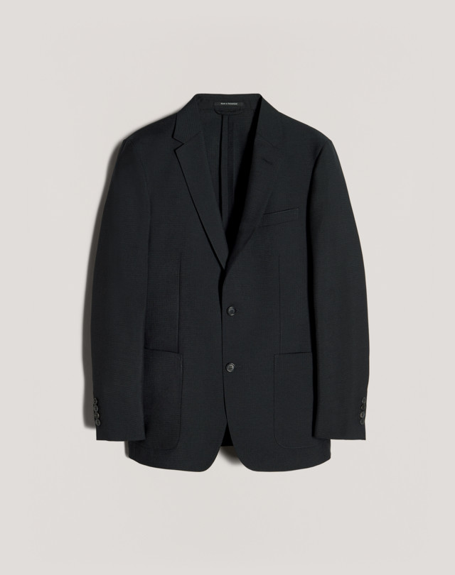 DUNHILL WOOL MOHAIR RIPSTOP MAYFAIR JACKET BLAZERS Man f