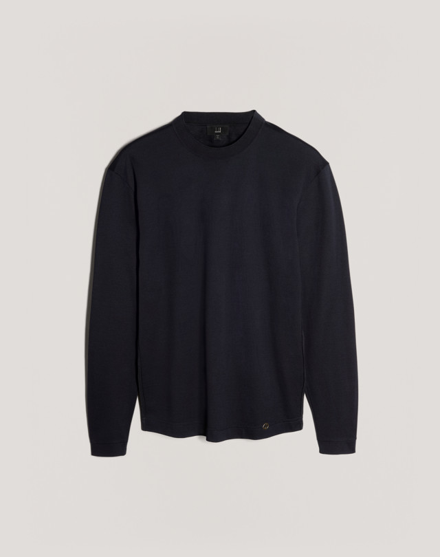 DUNHILL KNIT DETAIL T-SHIRT T-SHIRTS Man f