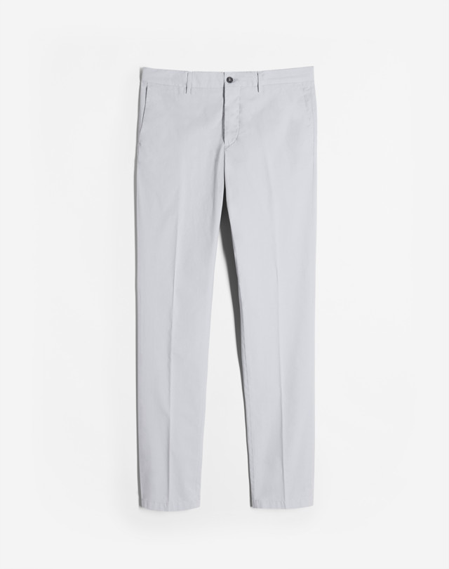 DUNHILL PANTALONI CHINO IN POPELINE DI COTONE CHINO Uomo f