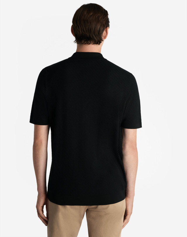 DUNHILL DIAGONAL TEXTURE SS POLO POLOS Man e