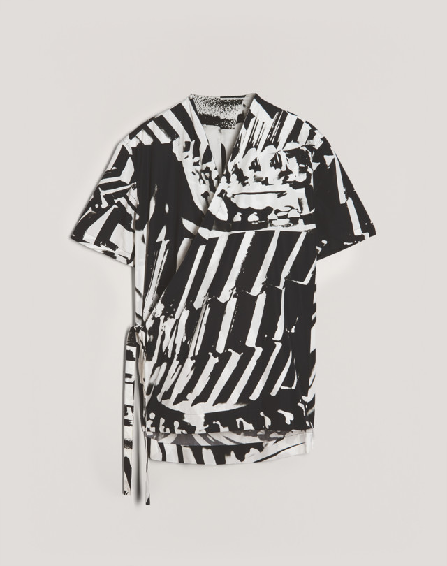 DUNHILL GEARS SHORT SLEEVE WRAP SHIRT SHORT SLEEVE CASUAL SHIRTS Man f
