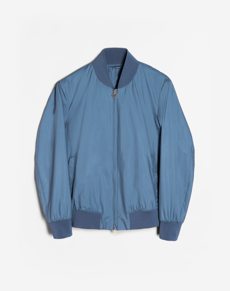 LIGHTWEIGHT SILK BOMBER DUNHILL BOMBER JACKETS Man LIGHTWEIGHT SILK BOMBER f