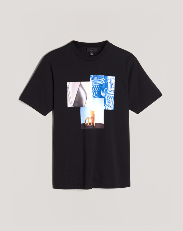 DUNHILL ARCHIVE COLLAGE SS T-SHIRT T-SHIRTS Man f