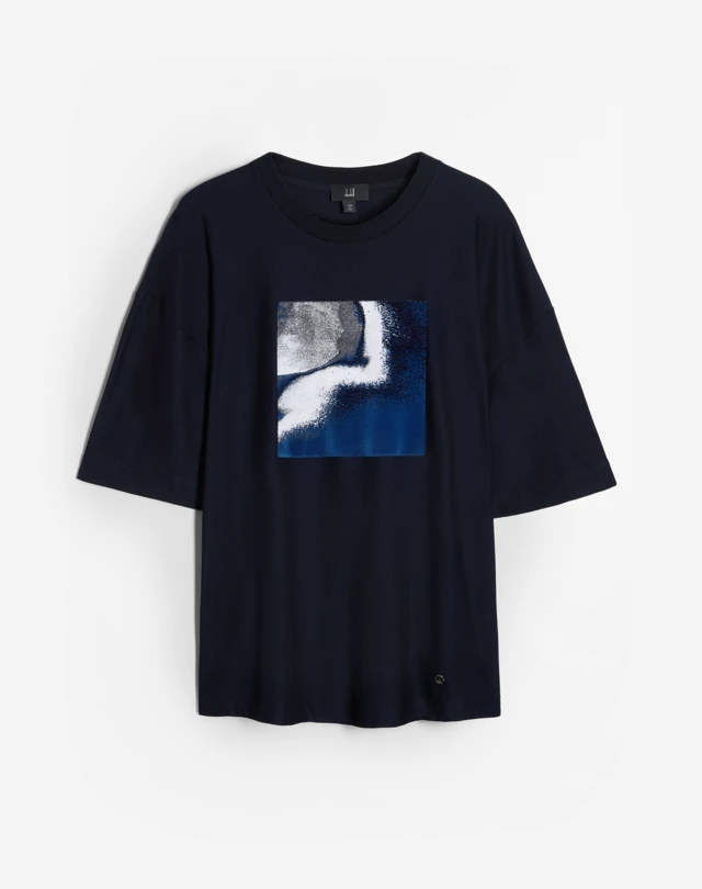 DUNHILL ABRASION JACQUARD SS T-SHIRT T-SHIRTS Man f