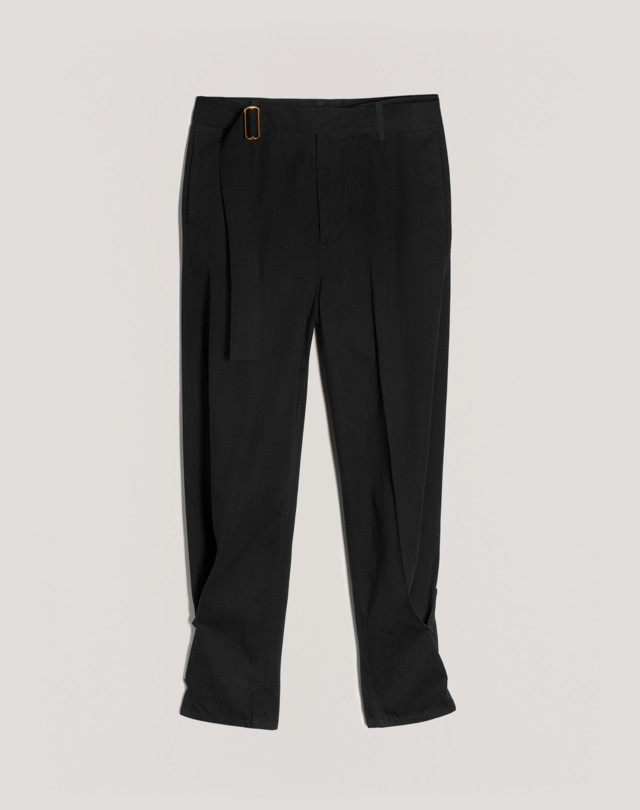 DUNHILL DENIM STRAP TROUSERS CHINOS Man f