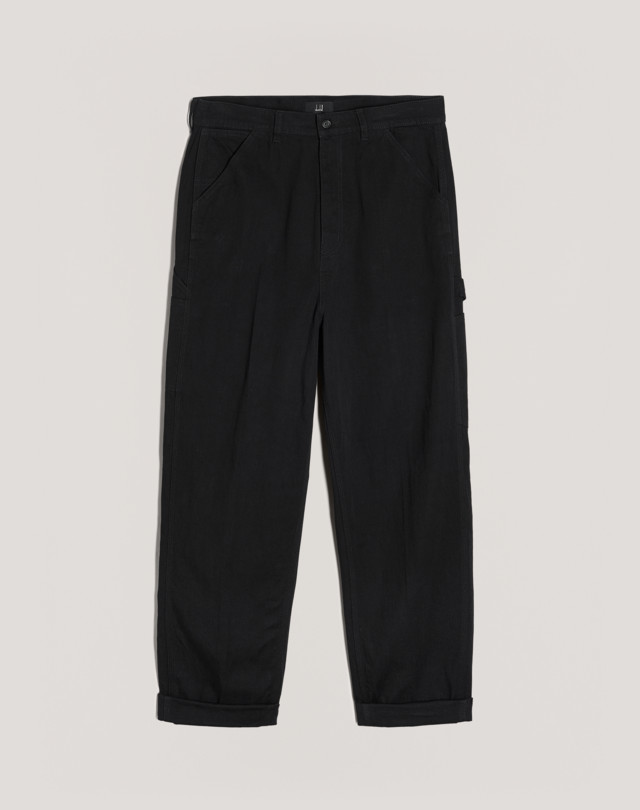 DUNHILL DENIM UTILITY TROUSERS CHINOS Man f
