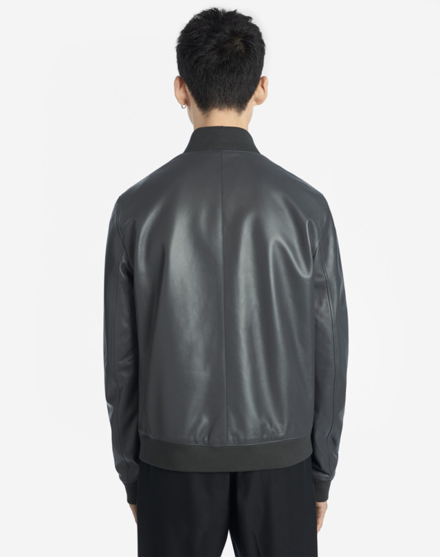 DUNHILL LEATHER BOMBER LEATHER BOMBERS Man e
