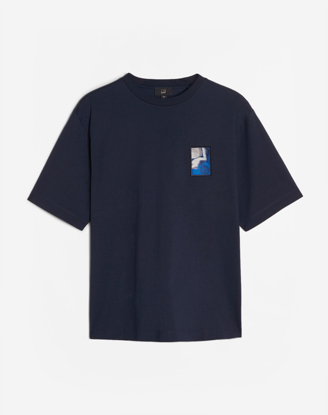 DUNHILL ABRASION LOGO SS T-SHIRT T-SHIRTS Man f