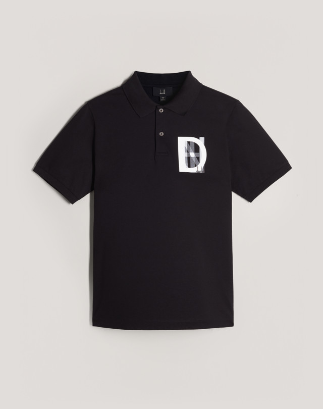 DUNHILL POLO À MANCHES COURTES OVERPRINT SMALL POLOS Homme f
